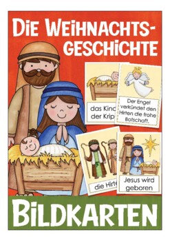 Preview of German Christmas Flash Cards, Bildkarten Weihnachten, Deutsch, Deutschland