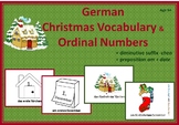 German Christmas Vocabulary & Ordinal Numbers