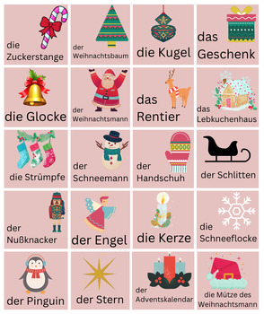 Preview of German Christmas + Winter Bundle. Games, Coloring, Comprehension