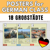 German Cities - Classroom Posters - Deutsche Städte
