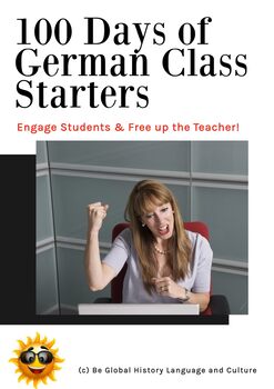 Preview of 100 Days of German Class Starters - A Class Routine Ready for Use!