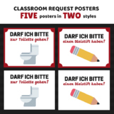 German Classroom Request Posters (2 Styles)