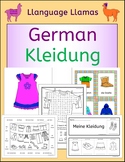 German Clothing - Kleidung - activities, games and puzzles