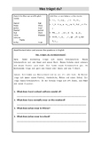 German Clothing Vocabulary Worksheet (2 Pages)