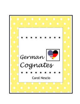 Preview of German Cognates ~ Lotto + Crossword Puzzle + Word Cloud Game + Word Search