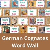 German Cognates Word Wall | 100 Level A1 Cognate Words