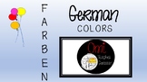 German Colors - Color by Number butterflies, flowers, triangles