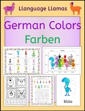 German Colors - Farben - vocabulary activities and puzzles