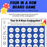 German Connect 4 / Four In A Row Board Game: Conjugation