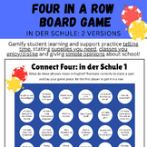 German Connect 4 / Four In A Row Board Game: School (In de