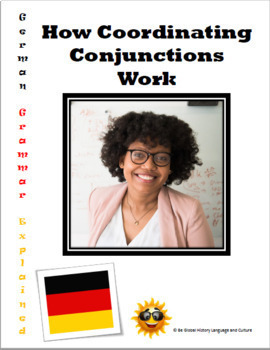 Preview of German Coordinating Conjunctions - Self Paced - Distance Learning