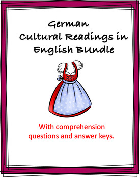 Preview of German Cultural Readings Bundle: Top 6 Readings at 35% off! (English /SUB PLAN)