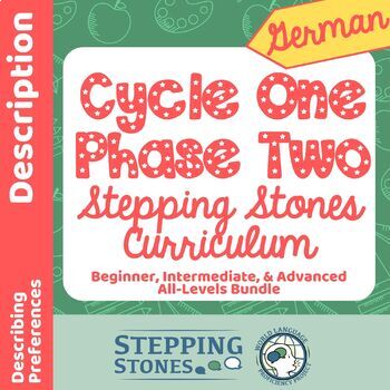Preview of German Cycle One Phase Two Stepping Stones Multi-Level Yearlong Curriculum