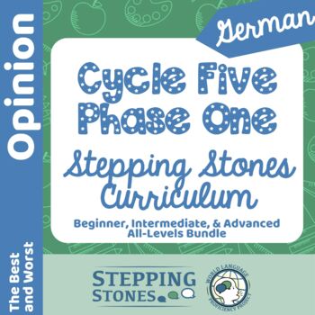 Preview of German Cycle Five Phase One Stepping Stones Curriculum PAID Version