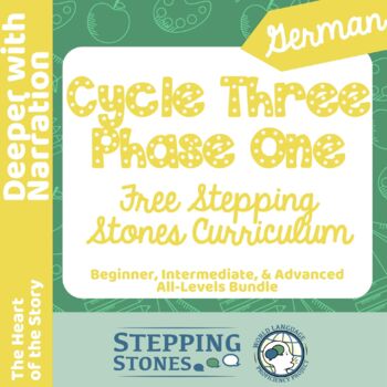Preview of German Cycle Three Phase One Stepping Stones Curriculum FREE Version