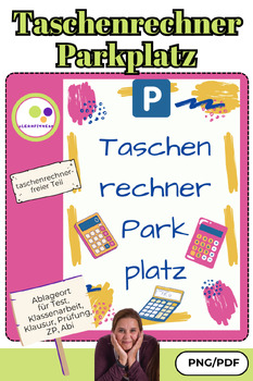 Preview of German | DAF | DAZ: Mathematics | Parking lot for pocket calculators