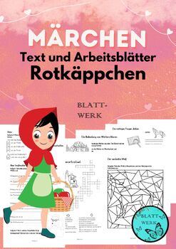 Preview of German / Deutsch: Fairy Tale/ Märchen: Rotkäppchen