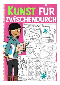 Preview of German / Deutsch "Kunst für zwischendurch". Kreative Anfänge für eigene Bilder