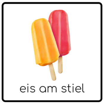Preview of German/Deutsch -- Summer Flash & Match cards
