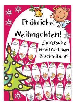 Preview of German / Deutsch Weihnachten / Weihnachtsgrüße Christmas Greetings