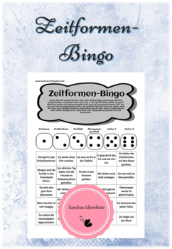 Preview of German / Deutsch - Zeitformen- Bingo