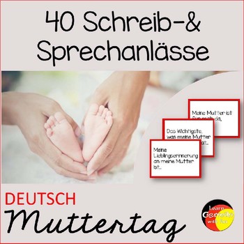 Preview of German- Deutsche Schreib- und Sprechanlässe zum Muttertag