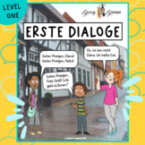 German Dialogues, Greetings, First Phrases, and Questions