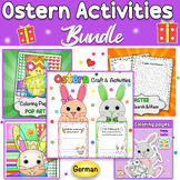 German Easter Activities Bundle - Crafts, coloring, word s