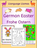 German Easter Ostern vocabulary activities and puzzles