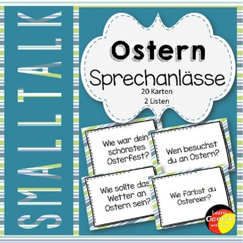 Preview of German Easter Smalltalk- Deutsche Sprechanlässe zum Thema Ostern