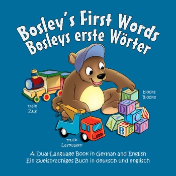 Preview of German / English Dual Language Book: Bosley's First Words