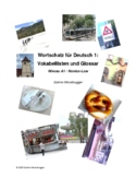 German-English Vocabulary and Glossary/Dictionary, Level 1
