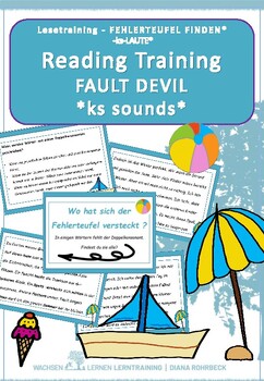 Preview of German - English summer error devil-ks sounds - ks - Laute