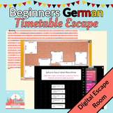 German Escape Room Der Stundenplan (timetable and subjects)