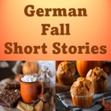 German Fall / Halloween Short Stories - Reading Comprehens
