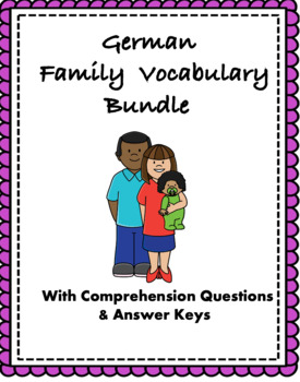 Preview of German Family Bundle: Die Familie: TOP 5 Resources at 30% off!