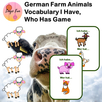 Preview of German Farm Animals I Have Who Has Game