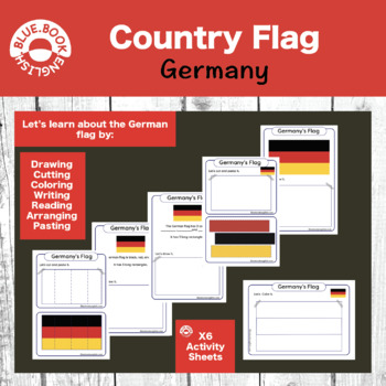 Preview of German Flag Activity / Germany Flag Craft