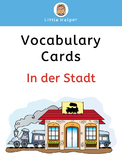 German Vocabulary Cards  In der Stadt