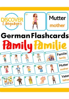 Preview of German Flashcards - Family - Familie