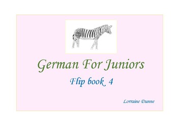 Preview of German For Juniors - Flip book 4