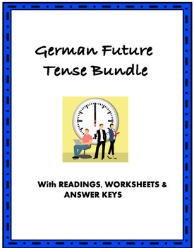 Preview of German Future Tense Bundle:  Top 4 products at 25% off! (Futur)