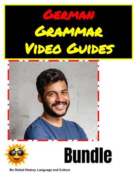 Preview of German Grammar Video Guides Bundle - Distance Learning