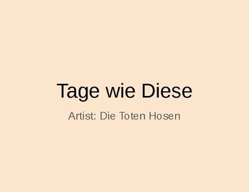 Preview of (German Language) German Grammar in Song Context—Teaching with Music