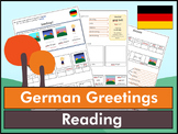 German Greetings Reading Worksheet K to 6