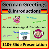 German Greetings and Introductions Presentation Greetings 