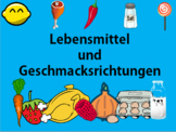 German (Deutsch) - Groceries and Flavours Vocabulary - PowerPoint