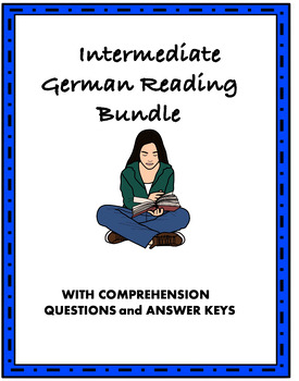 Preview of German Intermediate Readings GROWING Bundle: TOP 24+ Lesungen @50% off!