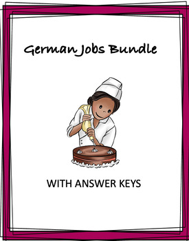 Preview of German Jobs / Professions / Careers Bundle: TOP 5 Resources @35% off!