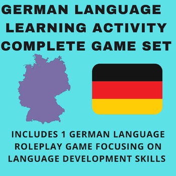 Preview of German Language Learning Games Complete Game "Exploring Germany" Roleplay Game